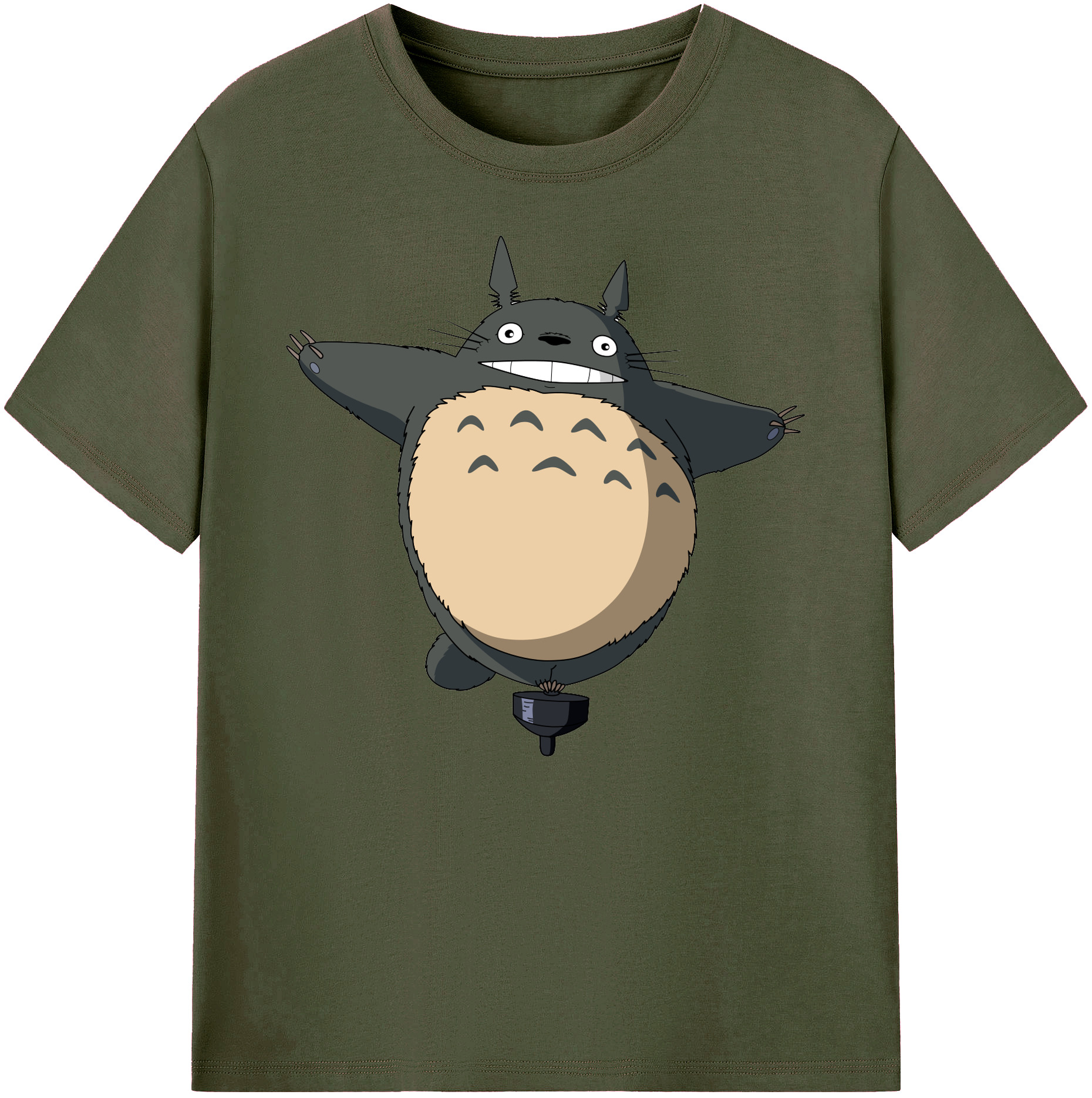（画像用） となりのトトロ 草壁メイ 草壁サツキ My Neighbor Totoro Satsuki Kusakabe Mei Kusakabe 綿100％ メンズ半袖Tシャツ｜肌触りやわらか＆通気性